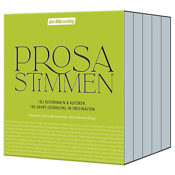 Prosastimmen,5 Audio-CD, 5 MP3, Prosastimmen