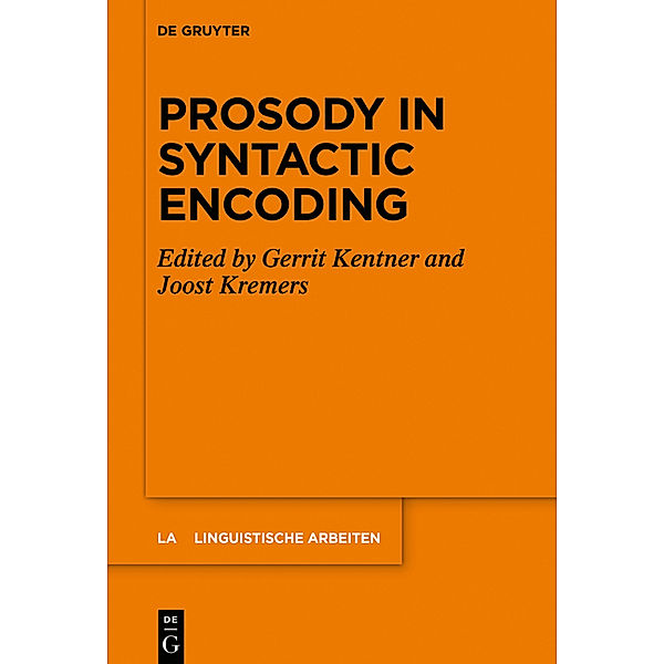 Prosody in Syntactic Encoding