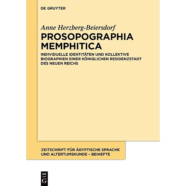 Prosopographia Memphitica, Anne Herzberg-Beiersdorf