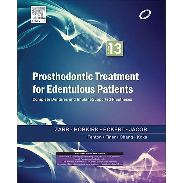 Prosthodontic Treatment for Edentulous Patients: South Asia Reprint - E-book, George A. Zarb