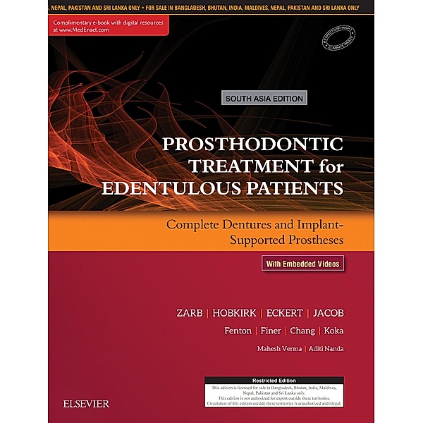 Prosthodontic Treatment for Edentulous Patients: Complete Dentures and Implant-Supported Prostheses - EBK