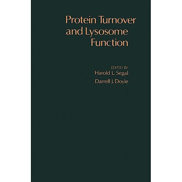 Protein Turnover and Lysosome Function