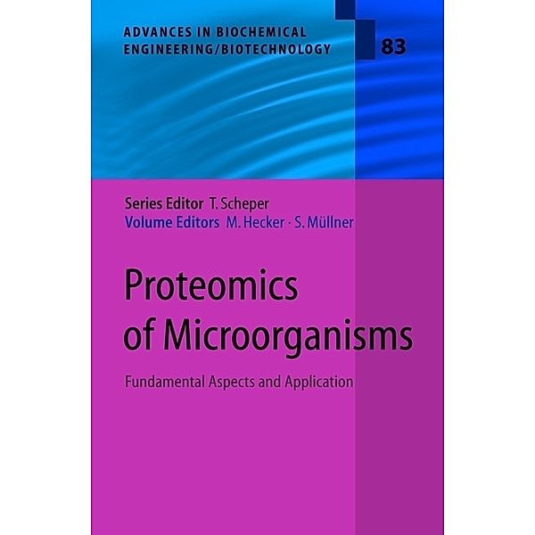 Proteomics of Microorganisms