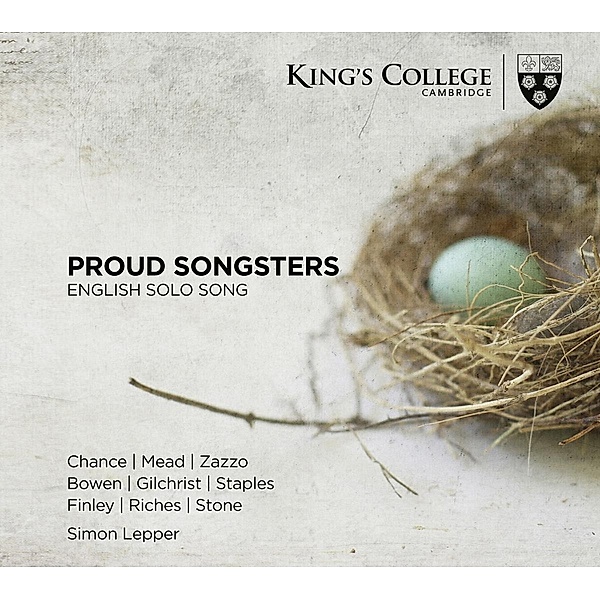 Proud Songsters-English Song, Chance, Mead, Zazzo, Bowen, Gilchrist, Staples, Lepper