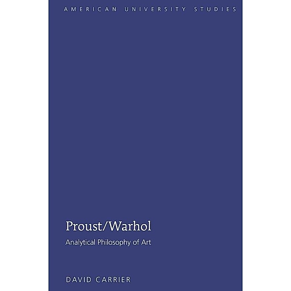 Proust/Warhol, David Carrier