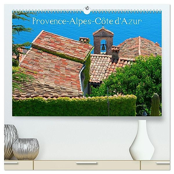 Provence-Alpes-Côte d'Azur (hochwertiger Premium Wandkalender 2024 DIN A2 quer), Kunstdruck in Hochglanz, Christian Müller
