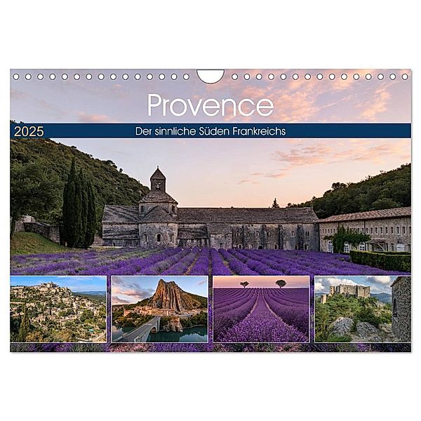 Provence, der sinnliche Süden Frankreichs (Wandkalender 2025 DIN A4 quer), CALVENDO Monatskalender, Calvendo, Joana Kruse