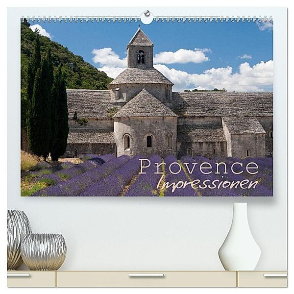 Provence Impressionen (hochwertiger Premium Wandkalender 2024 DIN A2 quer), Kunstdruck in Hochglanz, Katja ledieS