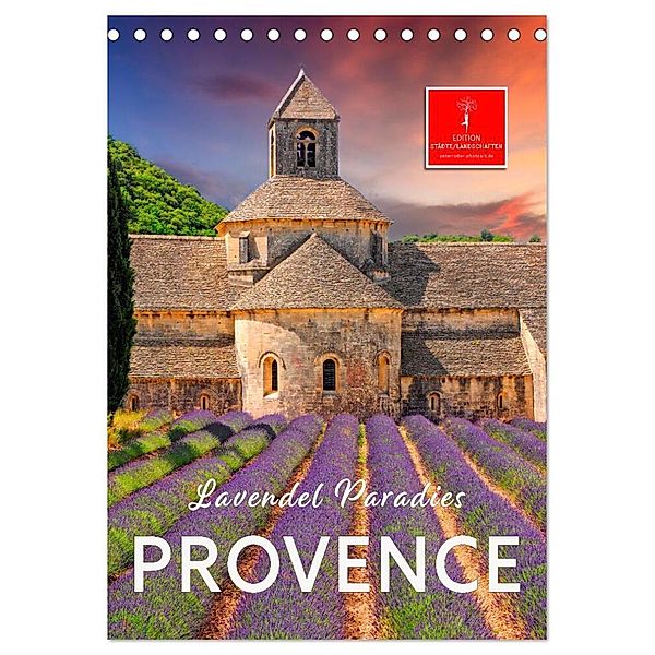 Provence Lavendel Paradies (Tischkalender 2024 DIN A5 hoch), CALVENDO Monatskalender, Peter Roder