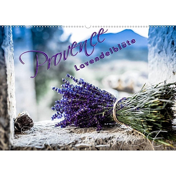 Provence - Lavendelblüte (Wandkalender 2023 DIN A2 quer), Monika Schöb