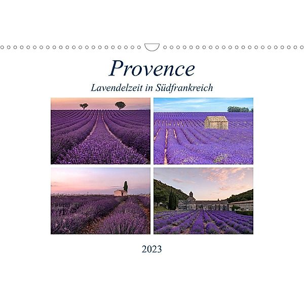 Provence, Lavendelzeit in Südfrankreich (Wandkalender 2023 DIN A3 quer), Joana Kruse