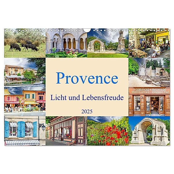 Provence. Licht und Lebensfreude (Wandkalender 2025 DIN A3 quer), CALVENDO Monatskalender, Calvendo, Bodo-Schmidt-Photography