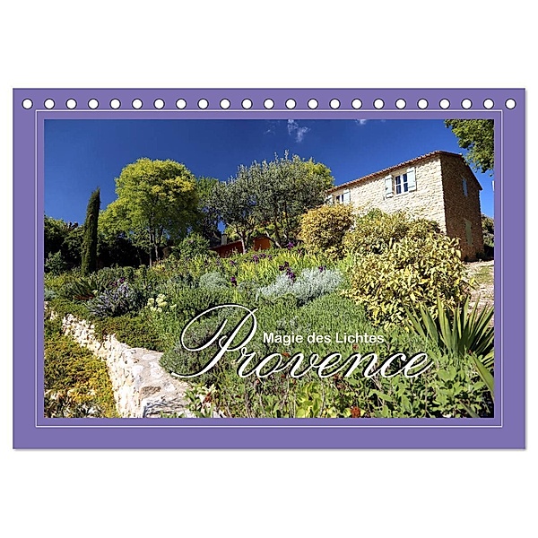 Provence - Magie des Lichtes (Tischkalender 2024 DIN A5 quer), CALVENDO Monatskalender, Dirk Stamm