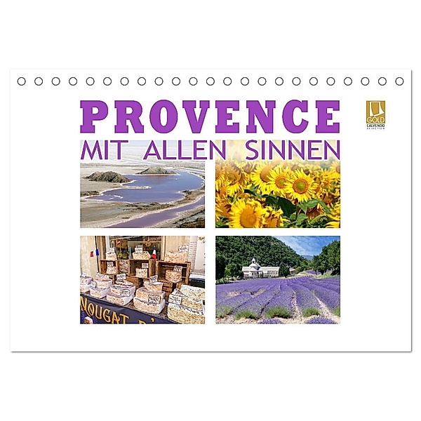 Provence mit allen Sinnen (Tischkalender 2024 DIN A5 quer), CALVENDO Monatskalender, Christine B-B Müller