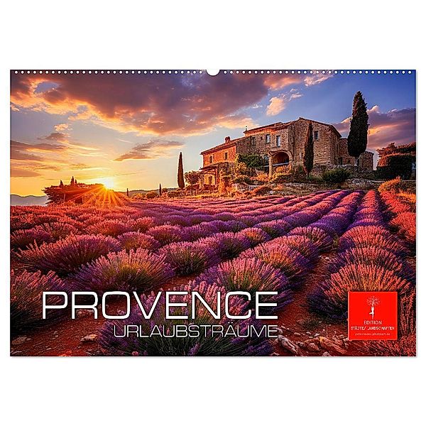 Provence Urlaubsträume (Wandkalender 2024 DIN A2 quer), CALVENDO Monatskalender, Calvendo, Peter Roder