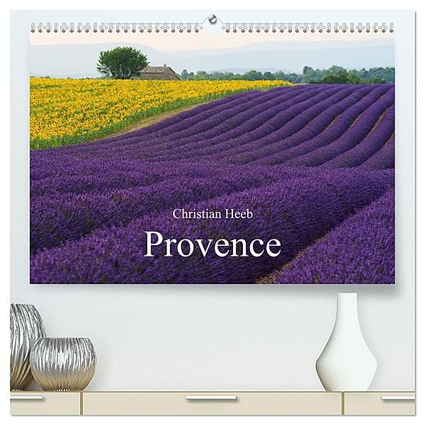 Provence von Christian Heeb (hochwertiger Premium Wandkalender 2024 DIN A2 quer), Kunstdruck in Hochglanz, Christian Heeb