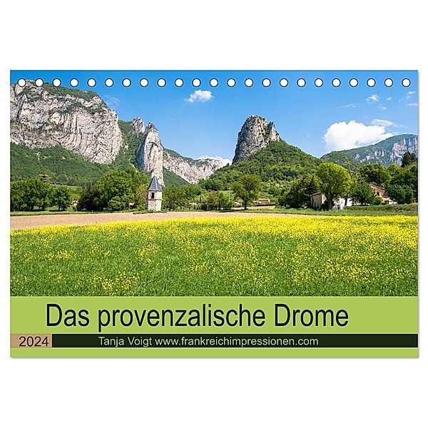 Provenzalisches Drome (Tischkalender 2024 DIN A5 quer), CALVENDO Monatskalender, Tanja Voigt