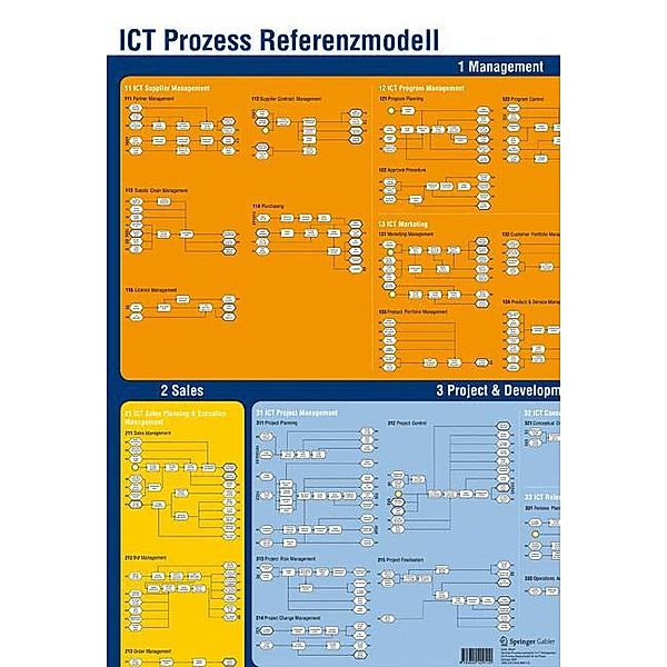 Prozessmodell einer IT-Unternehmung, Poster, Albert Karer