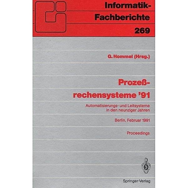 Prozeßrechensysteme '91 / Informatik-Fachberichte Bd.269