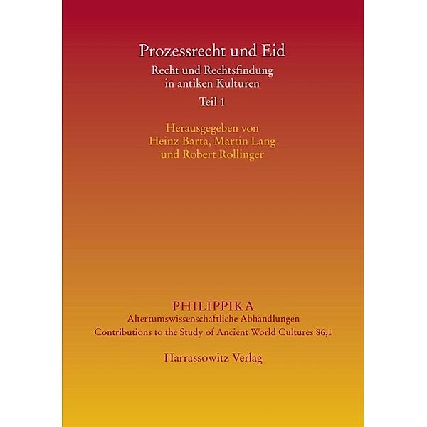 Prozessrecht und Eid / Philippika Bd.86