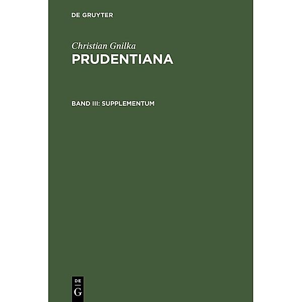 Prudentiana 03, Christian Gnilka