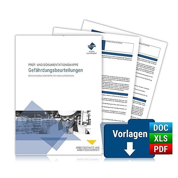 Prüf- und Dokumentationsmappe: Gefährdungsbeurteilungen, Forum Verlag Herkert GmbH