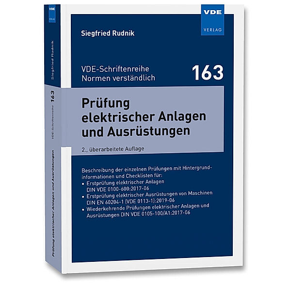 Prüfung elektrischer Anlagen und Ausrüstungen, Siegfried Rudnik