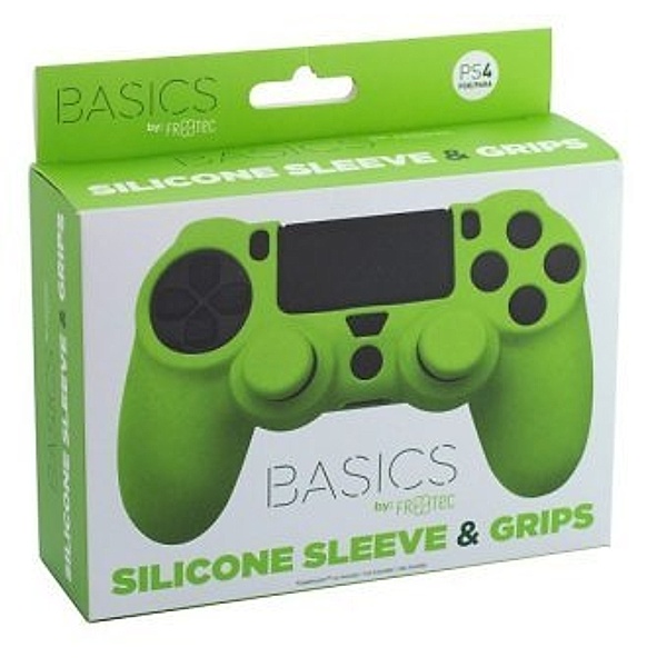 PS4 Silicone Sleeve + Grips (Green)