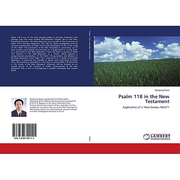 Psalm 118 in the New Testament, Hyukjung Kwon