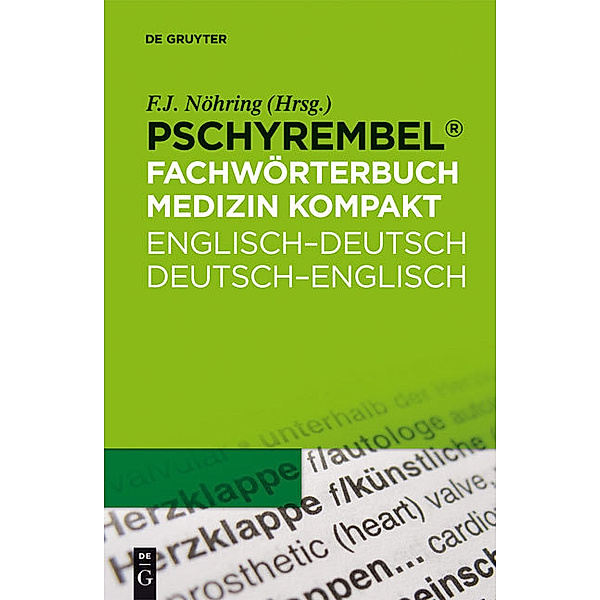 Pschyrembel Fachwörterbuch Medizin kompakt