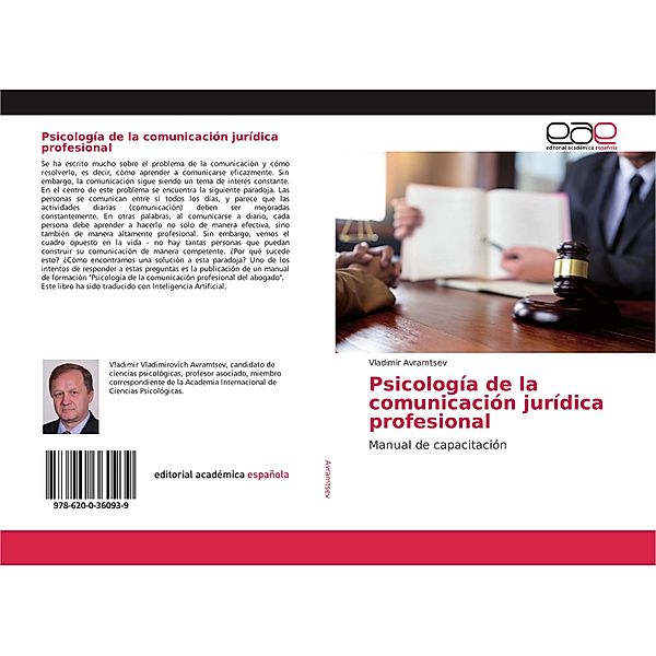 Psicología de la comunicación jurídica profesional, Vladimir Avramtsev