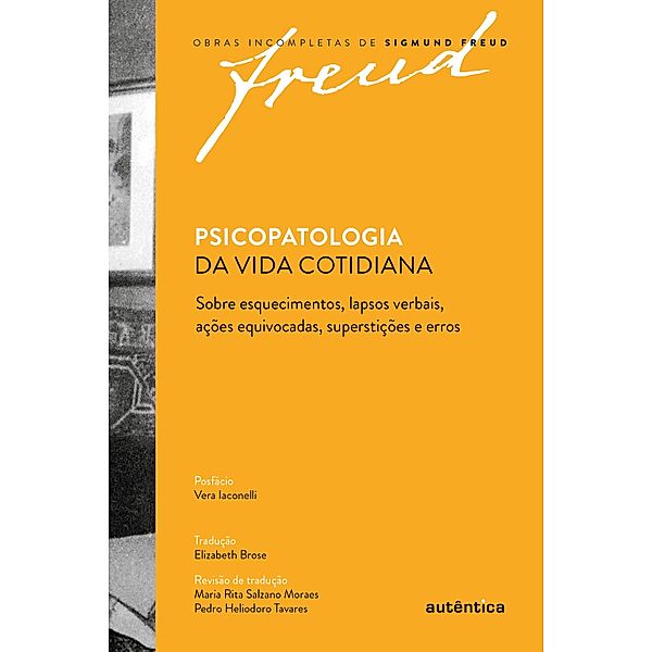 Psicopatologia da vida cotidiana, Sigmund Freud