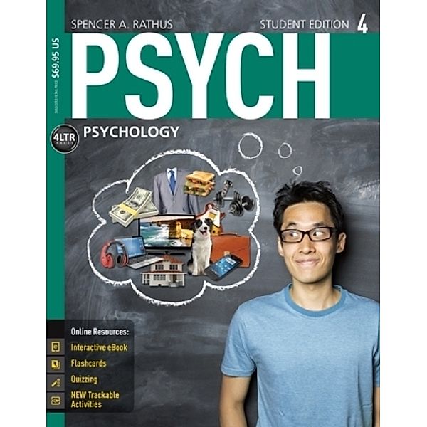 PSYCH (with PSYCH Online, 1 term (6 months) Printed Access Card), m.  Buch, m.  Online-Zugang; ., Spencer A. Rathus