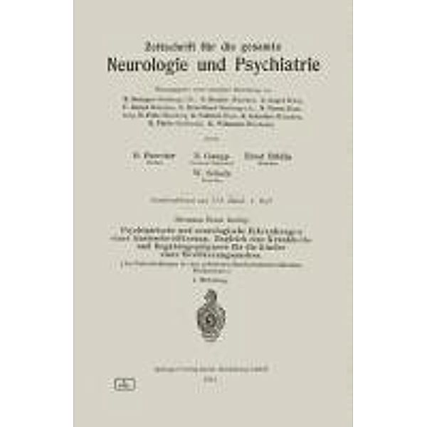 Psychiatrische und neurologische Erkrankungen einer Auslesebevölkerung. Zugleich eine Krankheits- und Begabungsprognose für die Kinder einer Bevölkerungsauslese, Hermann Ernst Grobig