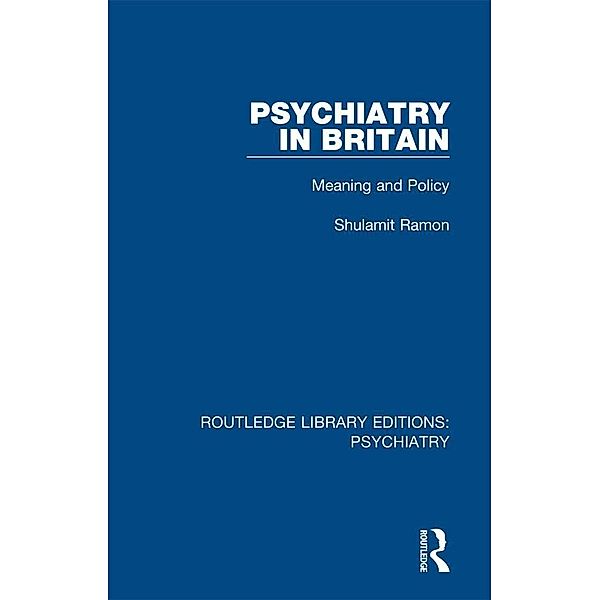 Psychiatry in Britain, Shulamit Ramon