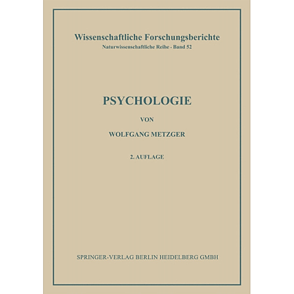 Psychologie, Philip G. Zimbardo, Wolfgang Metzger