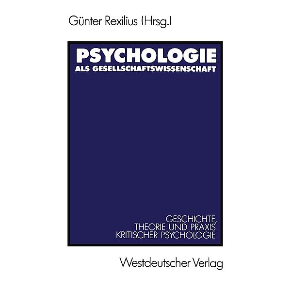 Psychologie als Gesellschaftswissenschaft