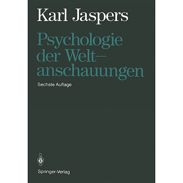 Psychologie der Weltanschauungen, Karl Jaspers