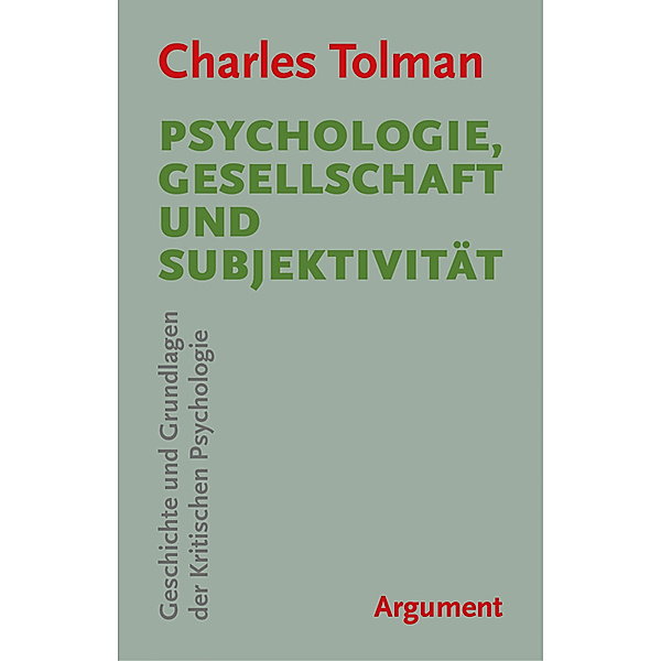 Psychologie, Gesellschaft und Subjektivität, Charles Tolman