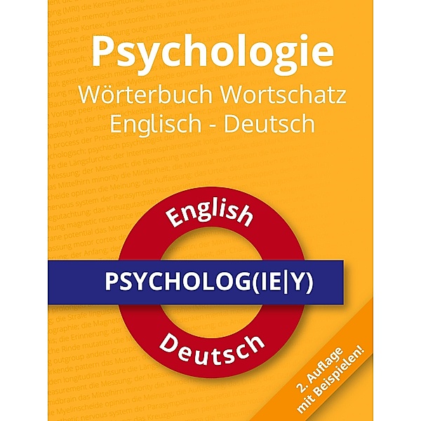 Psychologie Wörterbuch Wortschatz Englisch - Deutsch, Roland Russwurm