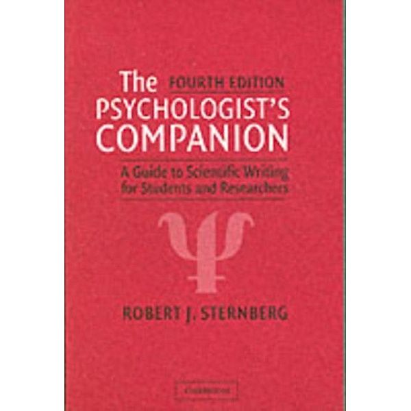 Psychologist's Companion, Robert J. Sternberg