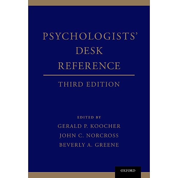 Psychologists' Desk Reference