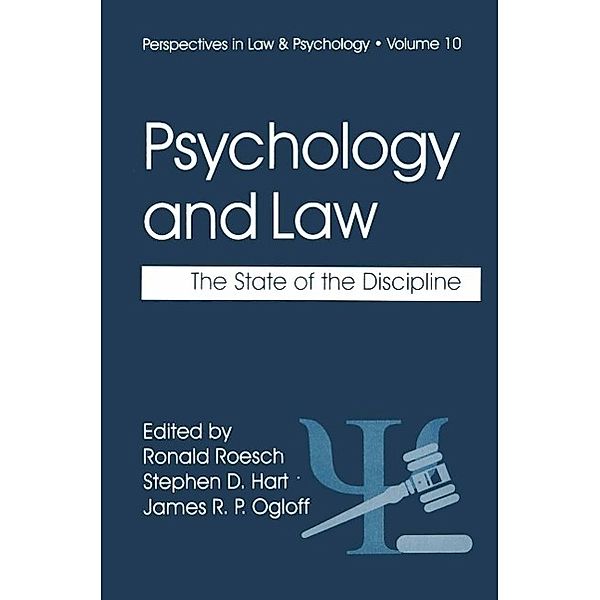 Psychology and Law / Perspectives in Law & Psychology Bd.10