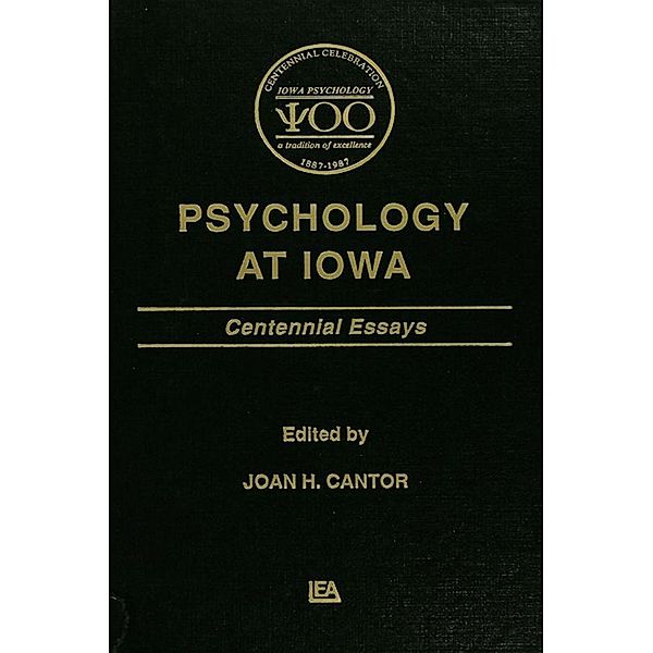Psychology at Iowa, Joan H. Cantor