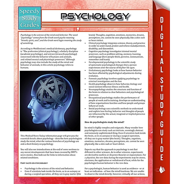 Psychology / Dot EDU, Speedy Publishing