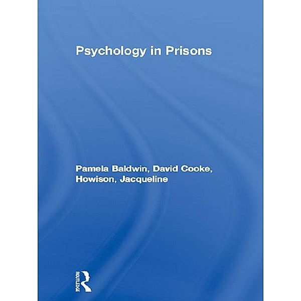 Psychology in Prisons, Pamela Baldwin