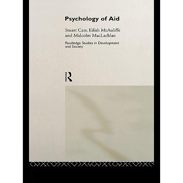 Psychology of Aid, Stuart Carr, Mac MacLachlan, Eilish Mcauliffe