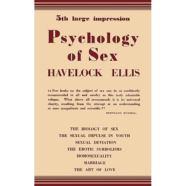 Psychology of Sex, Havelock Ellis