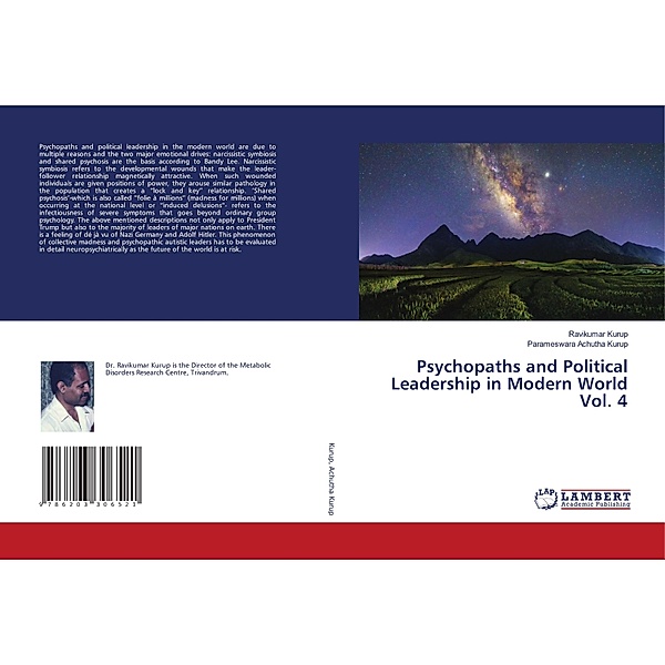 Psychopaths and Political Leadership in Modern World Vol. 4, Ravikumar Kurup, Parameswara Achutha Kurup