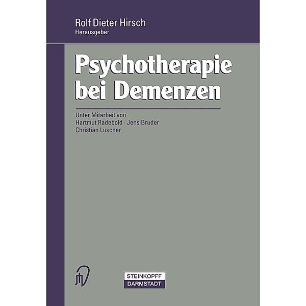 Psychotherapie bei Demenzen